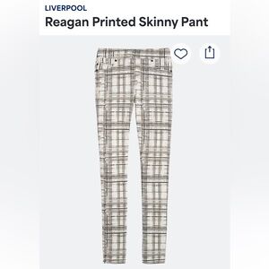 Liverpool Reagan Printed Skinny pants